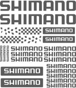 Resim Gümüş-35 X 30,7 Cm-yaratıcılık 22 Adet Kiti Shimano Bisiklet Çıkartmaları İçin Uyumlu Güneş Koruyucu Su Geçirmez 