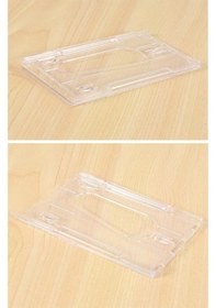 Resim Şeffaf Kart Kılıfı Kimlik Ehliyet Kredi Kartı Koruyucu 6 Adet Pvc Plastik Kart Koruma Kabı 