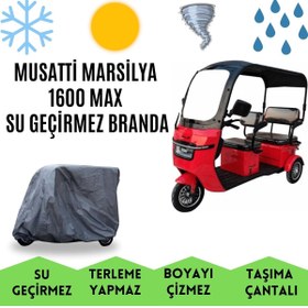 Resim MaxDurable MUSATTİ MARSİLYA MAX 1600 KABİNLİ MOTOR BRANDASI 