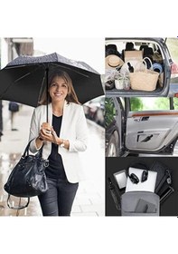 Resim Eleven Market Tam Otomatik Siyah Bayan Şemsiyesi Çok Renkli 