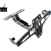 Resim Katlanır Plakalık Cnc Ledli Gümüş 