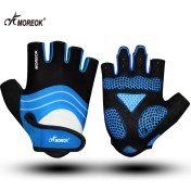 Resim Liangduo Shop 095-MAVI Tarzı M Boyutu Moreok Bisiklet Eldiveni Yarım Parmak Bisiklet Eldiveni 5mm Sbr Pad Yol Bisiklet Eldiveni Şok Emici Dağ Bisikleti Eldivenleri Kadın Erkek (Yurt Dışından) 