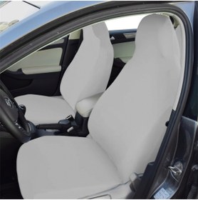 Resim carlone Gri Servis Kılıfı Düz Renk Fit Kesim Likralı Ürün Terletmez Kumaş 