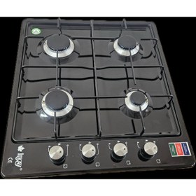 Resim İLKAY Emniyetli 4 Gözlü LPG TÜP Uyumlu Çakmaksız Gaz Emniyet Ventilli Set Üstü Ocak 