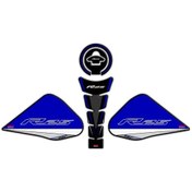 Resim Gp Kompozit Yamaha R25 2015-2018 Uyumlu Tank Pad Seti Mavi (522064082) 