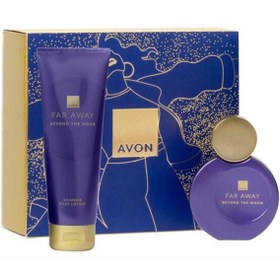 Resim Avon Far Away Beyond The Moon 50 ml Kadın Parfümü Ve Body Lotion Set 
