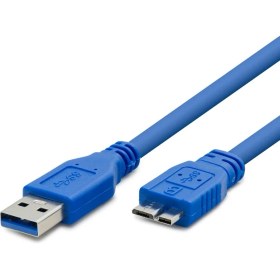 Resim Marsilyan USB 3.0 To Micro-B 3.0 Harddisk Kablosu 1 M - Mavi HDX7510 