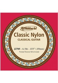 Resim D'addario J2705 Klasik Gitar Teli Tek 5 No La 