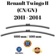 Resim Renault Twingo Iı Cn/gn 2011 2012 2013 2014 Uyumlu Ön Cam Silecek Süpürgesi Takımı 600/400mm Silbak Sb2416c 