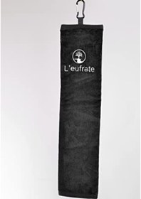 Resim GARENTAS Siyah Tri-Fold Golf Havlusu, Golf Oyunları İçin 