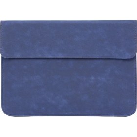 Resim SZYKD MacBook 12 Inç A1534 Için Yatay Koyun Deri Laptop Çantası (Liner Çanta (Koyu Mavi)) 