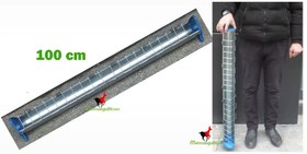 Resim Tavuk Yemliği Metal 100 cm 20 kapasite 