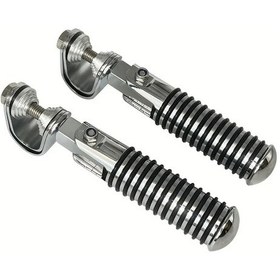 Resim Besthome1 Gümüş Cnc Alüminyum Motosiklet Pedalı Ayarlanabilir Katlanır Kaymaz 