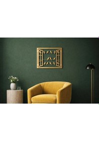 Resim Pencereden Doğa Manzarası Metal Duvar Dekoru 