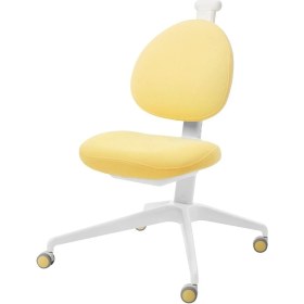 Resim IKEA Çocuk Çalışma Sandalyesiçocuk Çalışma Sandalyesi, Sarı Renk Ayarlanabilir Yükseklik 