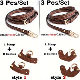 Resim A 3parça Mini El Çantası ve Makyaj Çantası DIY Kiti, Ayarlanabilir Omuz Askısı Aksesuarlarıyla, İki Bağlayıcı, Ayarlanabilir ve Ayrılabilir, İki Stil Bağlayıcıdan Seçim Yapılabilir, Altın Kaplama Donanımı, Çanta Modifikasyonları İçin Uygun, Kolay Kurulum ve Kullanım. 