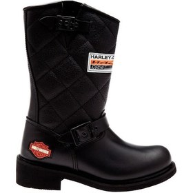 Resim Harley Davidson LACONIA 644 Unisex BLACK / YAĞLI DERİ Çizme 