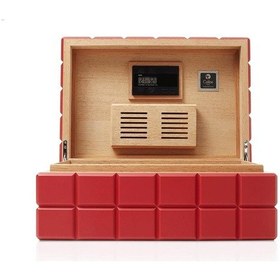 Resim Colibri Heritage Humidor Puro Kutusu Hu500t2 Mat Kırmızı 125's 