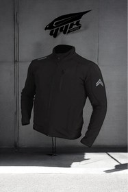 Resim yyk Forte Gt Korumasız Su Ve Rüzgar Geçirmez Mont Soft Shell Kollu Motosiklet Yelek 
