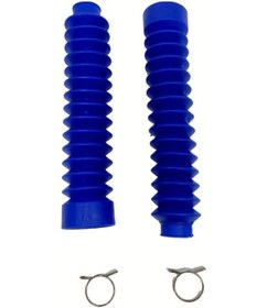 Resim Hightower Motosiklet Ön Fork Toz Kılıfı Şok Emici Kauçuk Kılıf Blue 
