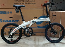Resim ÜMİT 2037 FOLDING 2D DİSK FREN BEYAZ KATLANIR BİSİKLET 