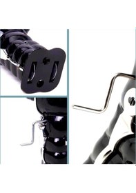 Resim Omeniv Siyah Robot Figür Oyuncak Elle Kurmalı 