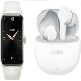 Resim Honor Choice Band White - Realme Buds T100 Tws Bluetooth Kulaklık Beyaz 