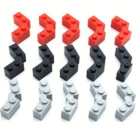 Resim 20 Adet MOC Uyumlu 3830 Kalın Hinge Brick 1 x 2 Döner Üst Yapı Blokları Parçaları DIY Eğitici Teknoloji Leduo Oyuncakları Çocuklar İçin 