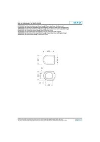 Resim Serel Spil Yavaş Kapanan Klozet Kapağı Hygiene 