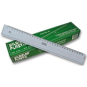 Resim Yıldızlar 061 Lüx Büro Cetveli 30 CM. 