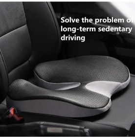 Resim Liangmei Yastık Kaymaz Ortopedik Bellek Köpük Prostat Yastık 