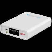 Resim Enerx Powerbank 10000 mAh 2.1 Amper LED Göstergeli ENR-P1025DC Beyaz 