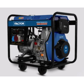Resim Factor KDK 7500 CE3 Dizel Jeneratör Marşlı Trifaze 