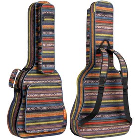 Resim Hype Store CAHAYA CY0186 Bohemian 15.6mm Gig Bag Dolgulu Su Geçirmez Gitar Çantası 