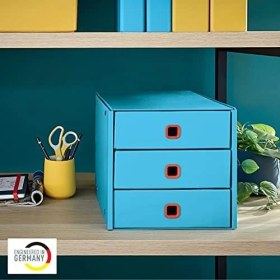 Resim Cosy C&s Çekmeceli Evrak Rafı, Mavi 