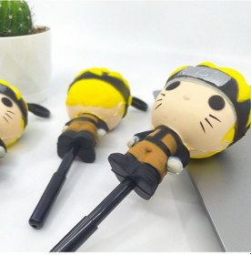 Resim Squishy Jel Mürekkep Kalem Sevimli Naruto Uzumaki Mavi 
