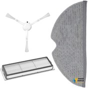 Resim Xiaomi Uyumlu Dreame F9 Robot Süpürge Hepa Filtre Yan Fırça Mop Bez 