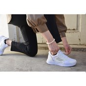 Resim M.p. 231 1106 Comfolite Rahat İç Taban Hafif Bağcıklı Uniseks Spor Ayakkabı Beyaz 13038 B Beyaz 