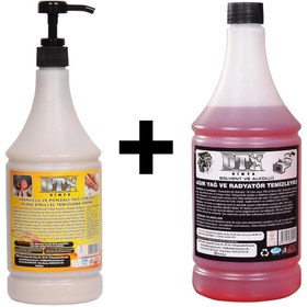 Resim Dtx Kimya Granürlü El Temizleme Kremi ( Sabunu ) 1 kg & Alkollü Intercooler Temizleme Sıvısı 500 ml 