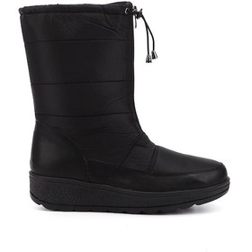 Resim Gönderi R Siyah Fermuarlı Termo Taban Comfort Kar Botu Siyah 