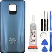 Resim Xiaomi Redmi Note 9 Pro Arka Cam Batarya Pil Kapağı + B7000 15Ml (496406462) 
