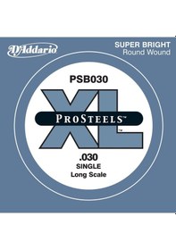 Resim D'addario Psb030 Prosteels Bas Gitar Tek Tel Paslanmaz Çelik 