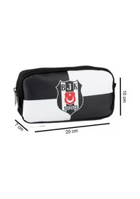 Resim Beşiktaş 2 Bölmeli 1903 Logo Baskılı Suni Deri Kalemlik 25363 Siyah 