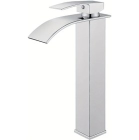 Resim Chuangyinshop Rv Rv Electroplated Sıcak Soğuk Su Silvery Musluğu Tezgüstü Lavabo Banyo Dolabı Bağlantılı 