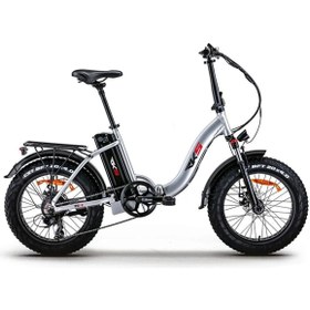 Resim RKS Rsı X Pro Elektrikli Katlanır Bisiklet Gri 