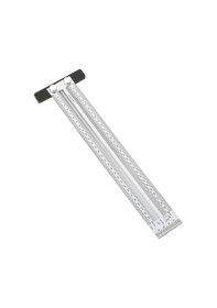 Resim Mufunye Paslanmaz Çelik Marangoz Cetveli - 4 Farklı Boyut Seçeneği 