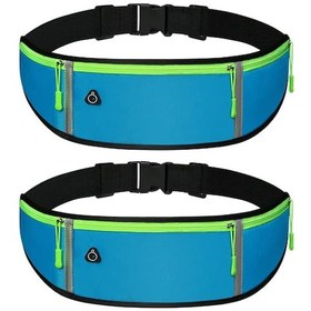 Resim Youmex Outdoor Spor Vücut Çantası Unisex Su Geçirmez Nylon+neopren 3 Cepli Fantezi Stil Mavi 