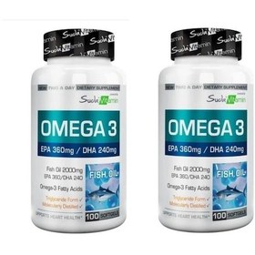 Resim Suda Vitamins Omega-3 100 Softgel Bigjoy 2 Li Paket 