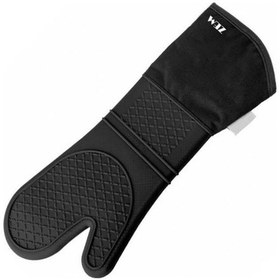 Resim Zem Profesyonel Yanmaz Silikon Fırın Eldiveni Uzun 