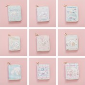 Resim Kadınlar için Sanrio Cinnamoroll Sentetik Deri Cüzdan - Sevimli Kawaii Fermuarlı Kartlık ve Bozuk Para Çantası Çok Bölmeli, Günlük Kullanım İçin Kompakt Tasarım, Sanrio Hayranları İçin Hediye, Şirin Cüzdan, Günlük Çanta, Koleksiyonluk Aksesuarlar, Pürüzsüz Dokulu 